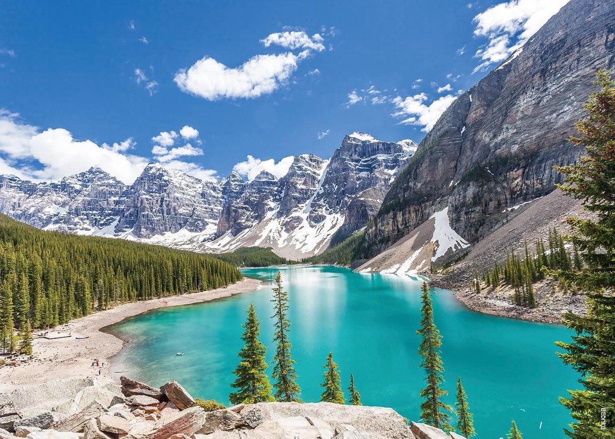 Puzzel Banff National Park - Landschap Puzzel - Ontspanning Thuis - Stukken Passen Perfect - 1000 Stukken - Rocky Mountains
