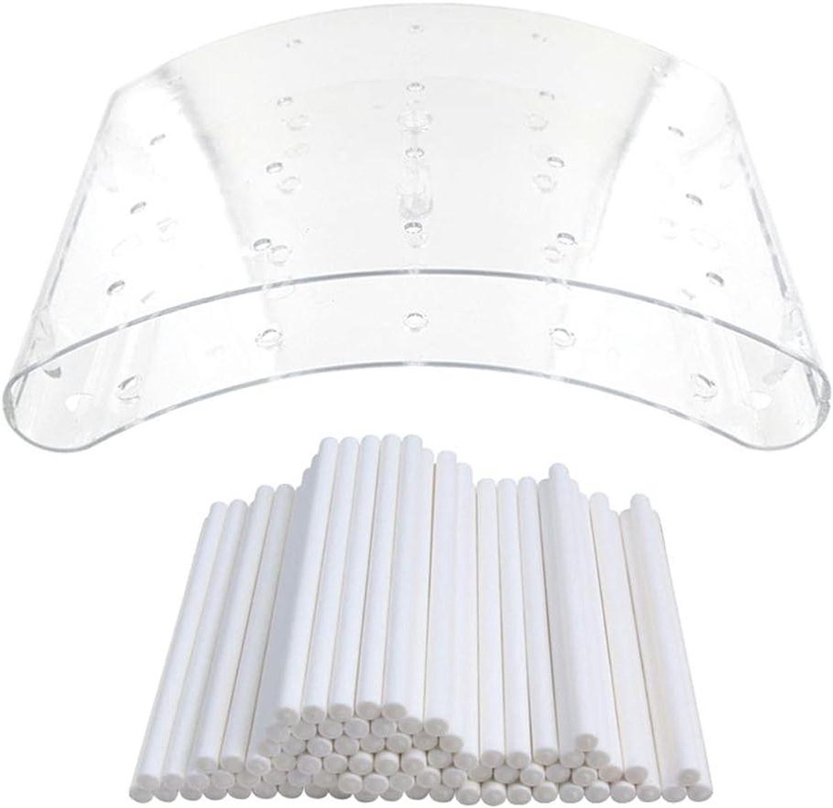 Cake Pop Display Stand - Lollyhouder Basis - Feestelijke Presentatie - Inclusief 100 Stokjes