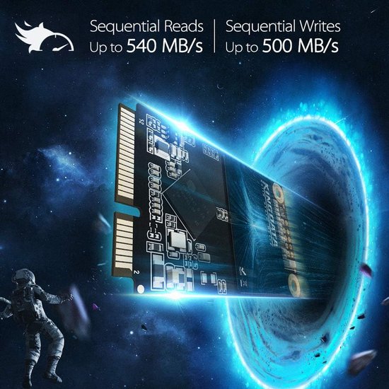Interne SSD - Solid State Drive Harde Schijf - Snellere Computer - 3D NAND Technologie - 512GB - MSATA van Merkloos — afbeelding 3