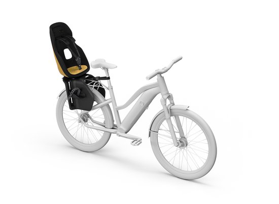 Thule Yepp Nexxt 2 Maxi - fietsstoeltje - achterzitje - Bagagedrager montage - Burnished yellow van Thule — afbeelding 4