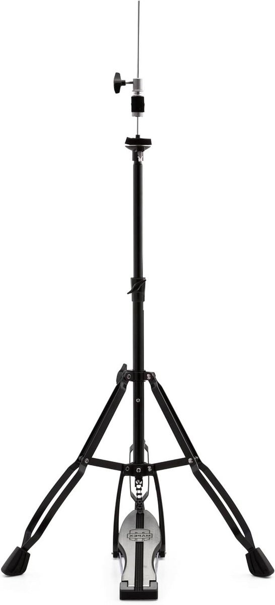 Hi-Hat Stand - Bekkenstandaard - Drummen - Concave Beenontwerp - 361 Kilogram - Zwart Verguld