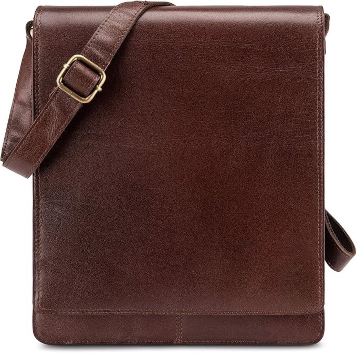 Leren Laptoptas - Laptoptas - Leren Tas - Luxe Leren Laptoptas - Werktas - Schoudertas - Business Tas - Leren Business Tas - 13 inch - Donkerbruin - van Imperatoris