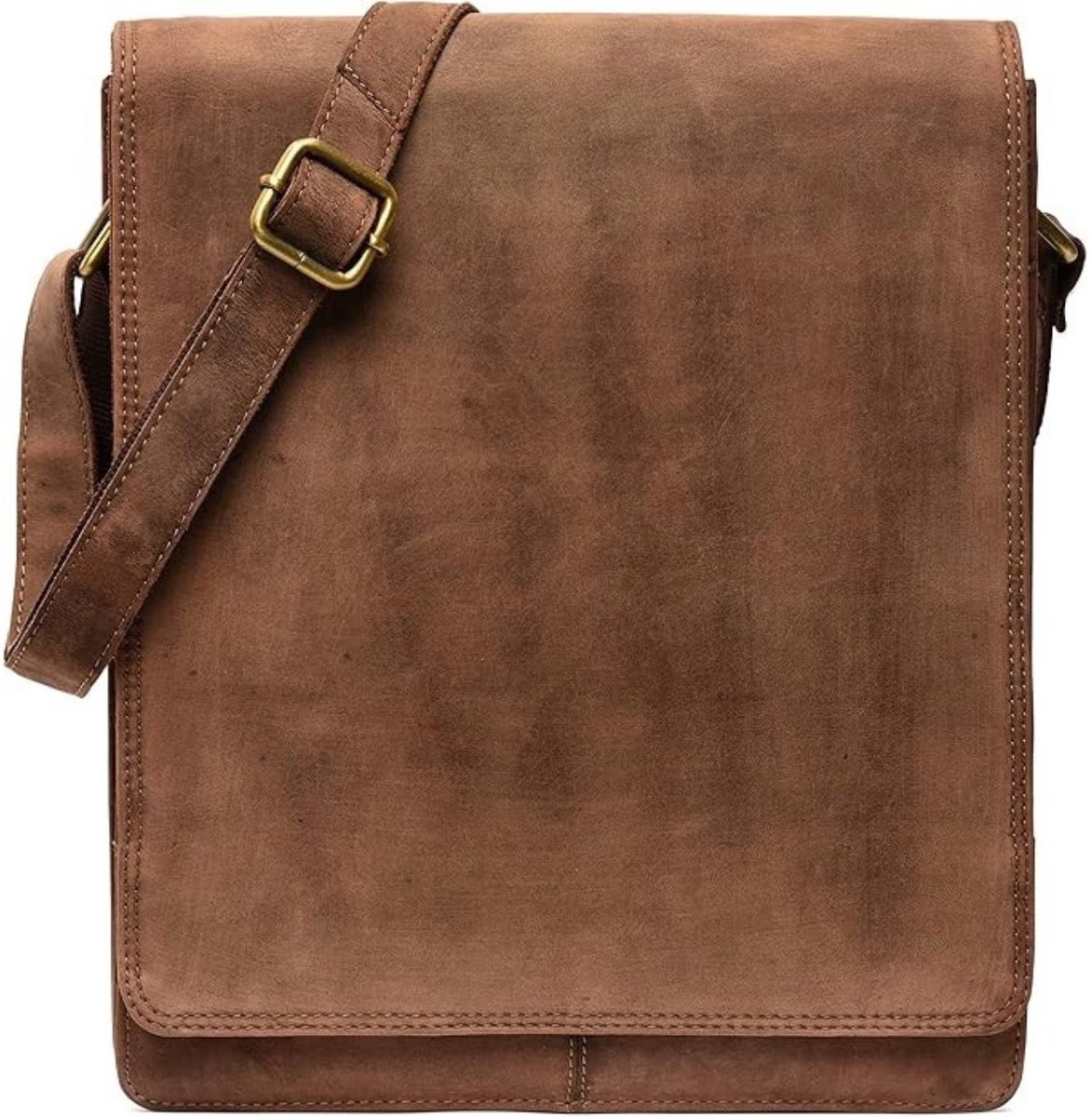 Leren Laptoptas - Laptoptas - Leren Tas - Luxe Leren Laptoptas - Werktas - Schoudertas - Business Tas - Leren Business Tas - 13 inch - Bruin - van Imperatoris