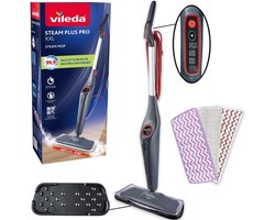 Vileda Steam Plus Pro XXL - Stoomreiniger - Perfect voor delicate vloeren - Met 4 stoominstellingen