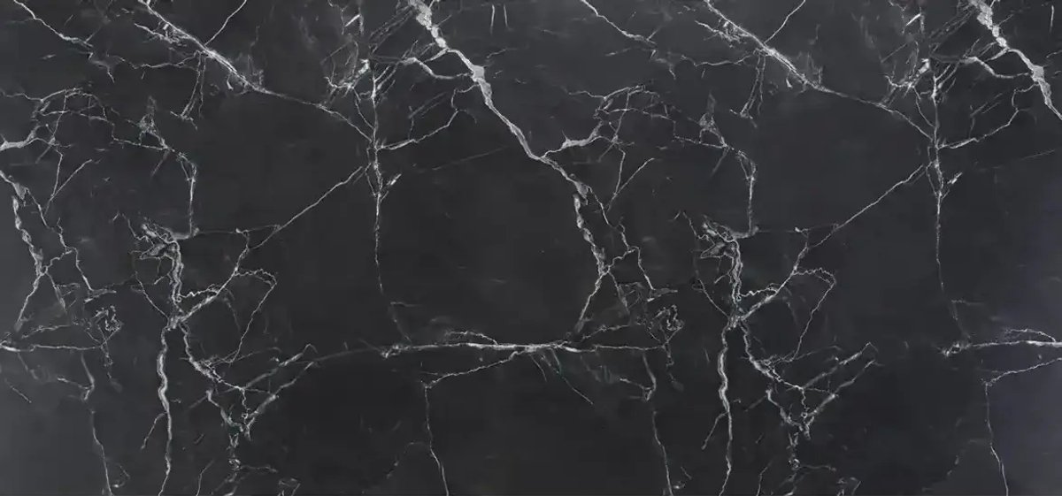 Zelfklevende Tegel SPC Marmer Nero Marquina Zwart Grijs