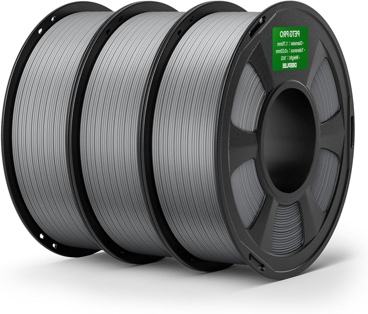 PETG Pro filament - 3D printdraad - 3D printen - Hoge slagvastheid - 3 kg - Grijs