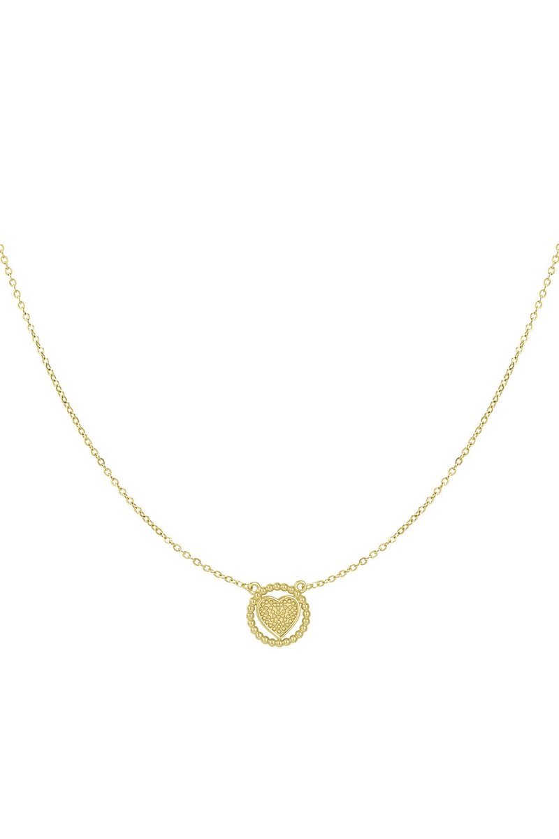 YWG - Ketting Have My Heart- Goud kleur - Stainless Steel
