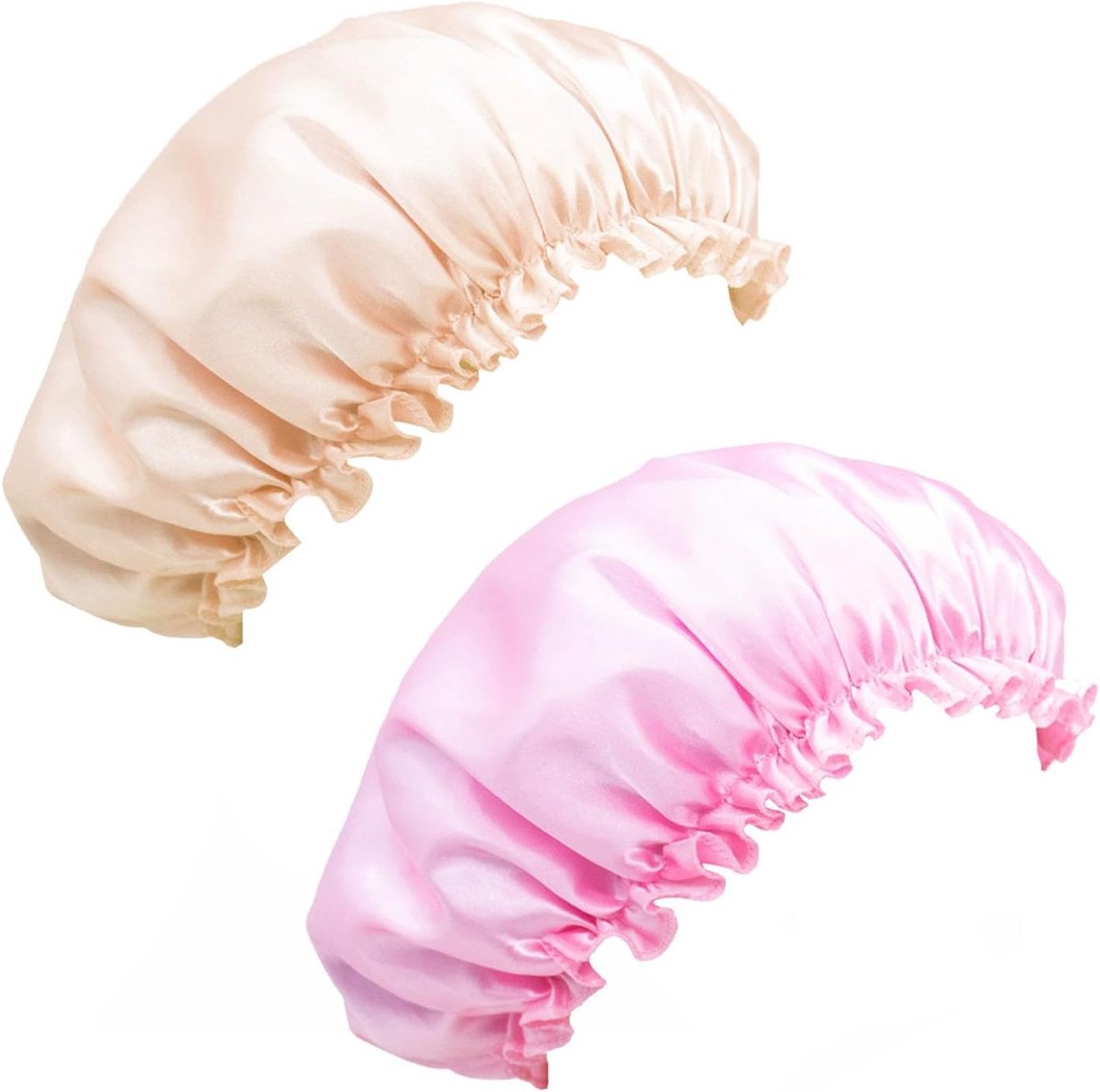 Herbruikbare Douchestoppers voor Vrouwen - Satijnen Hoofdbedekking, Ideaal voor Alle Haartypes, Perfect voor Douche en Slaap, Luxe en Comfortabel