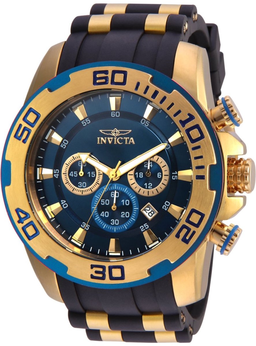Invicta Pro Diver - SCUBA 22341 Herenhorloge - Quartz Uurwerk - 50 mm