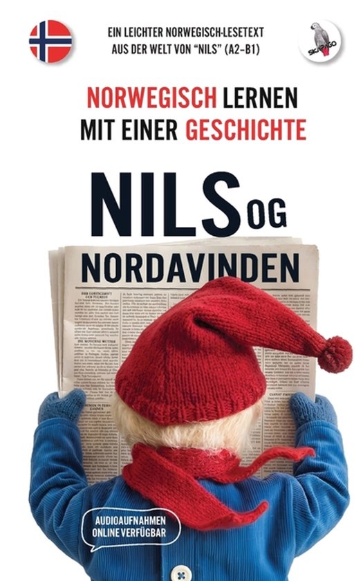 Nils og Nordavinden. Norwegisch lernen mit einer Geschichte - cover