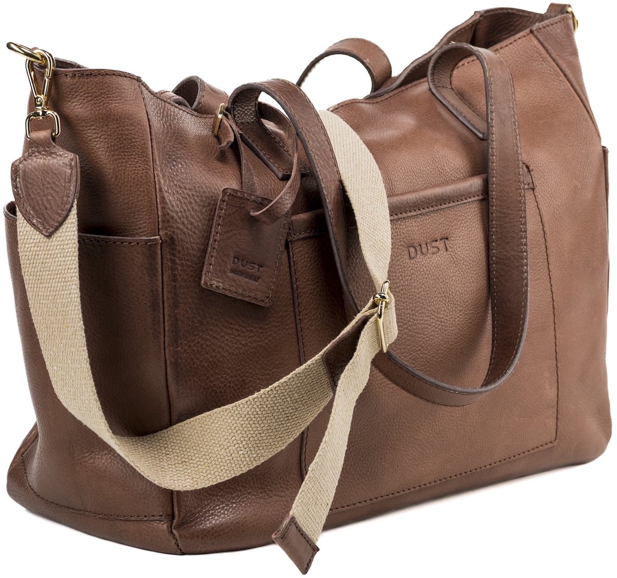 Leren tas Tobacco Fifth Avenue-collectie