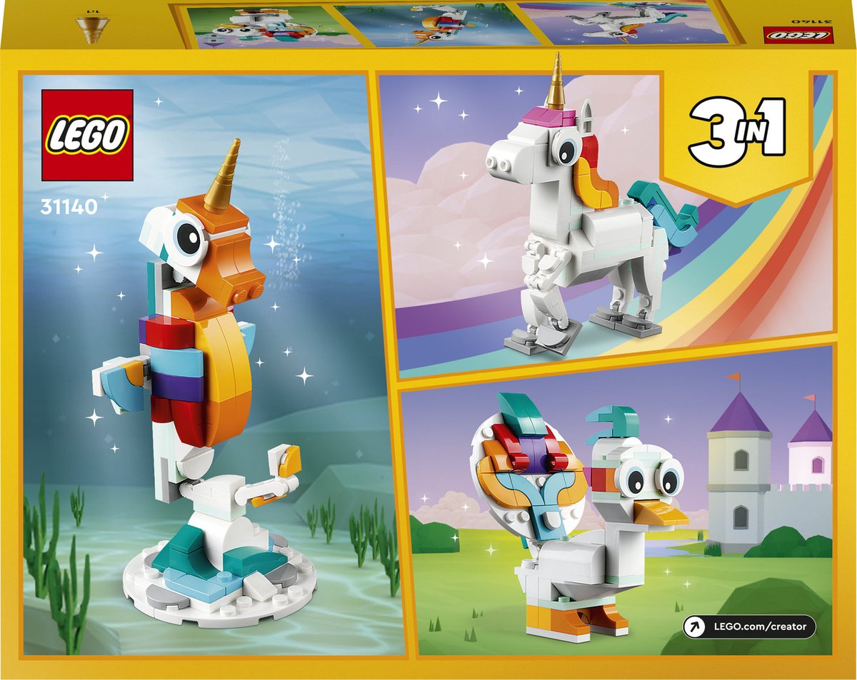 LEGO Creator 3in1 Magische Eenhoorn Speelgoed Set - 31140 — afbeelding 19