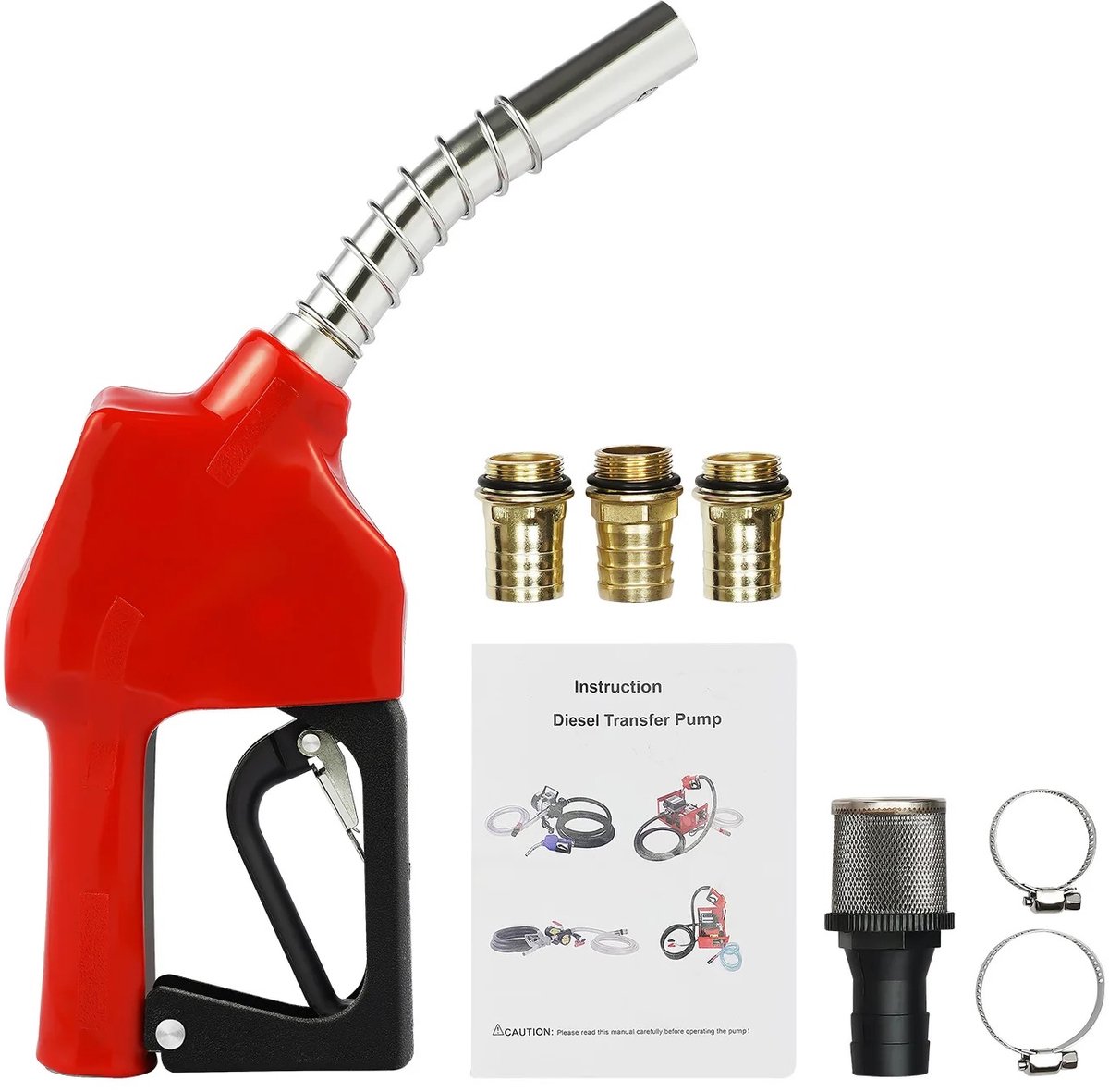 Cellista Dieselpomp 12 V - Brandstofpomp Elektrisch - Zelfaanzuigende Oliepomp - Transferpomp Set - 45L/min 175W 3600RPM