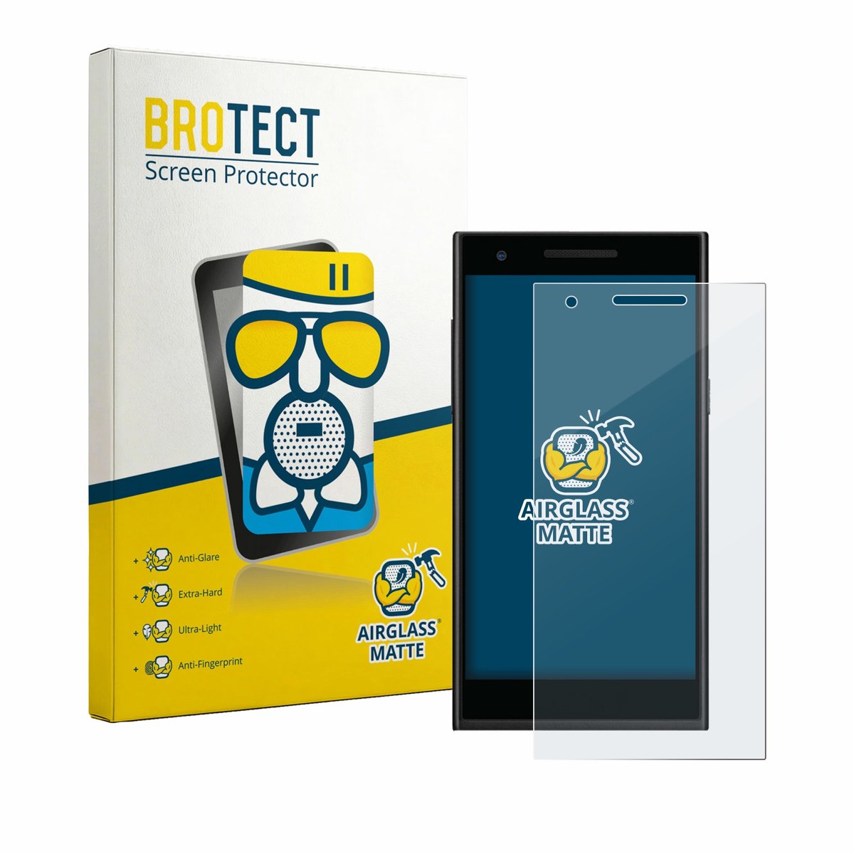 BROTECT - Screenprotector voor Philips S396 - Folie Beschermfolie Beschermglas matte