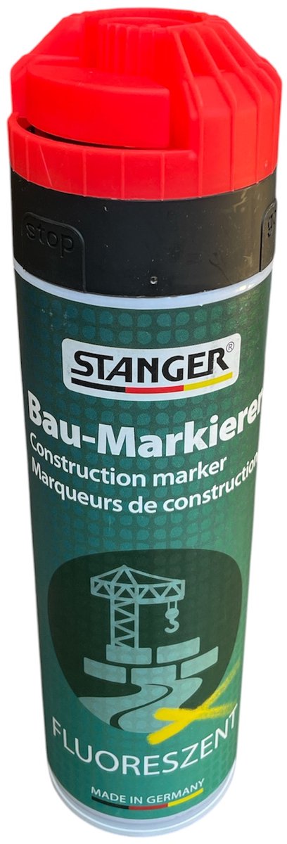 Lyra 4180017 Markeerspray - 500 ml - Rood