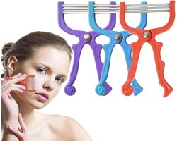 Epileerveer - 3stuks - Epilator - Epilator Dames - Bovenlip Ontharen - Epileerveer Gezicht - Epilator Gezicht - Epilator Vrouwen - Epiroller - Epileer Pincet - Gezichtshaar Verwijderen - Ontharingsapparaten - Geen Batterijen Nodig