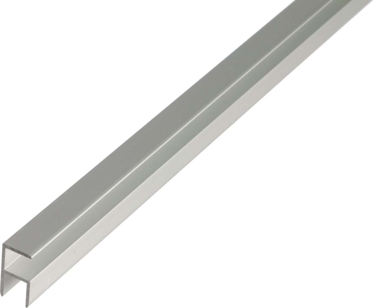 Alberts 030845 hoekprofiel | zelfklemmend | aluminium, zilverkleurig geanodiseerd | 1000 x 19,5 x 38,9 mm