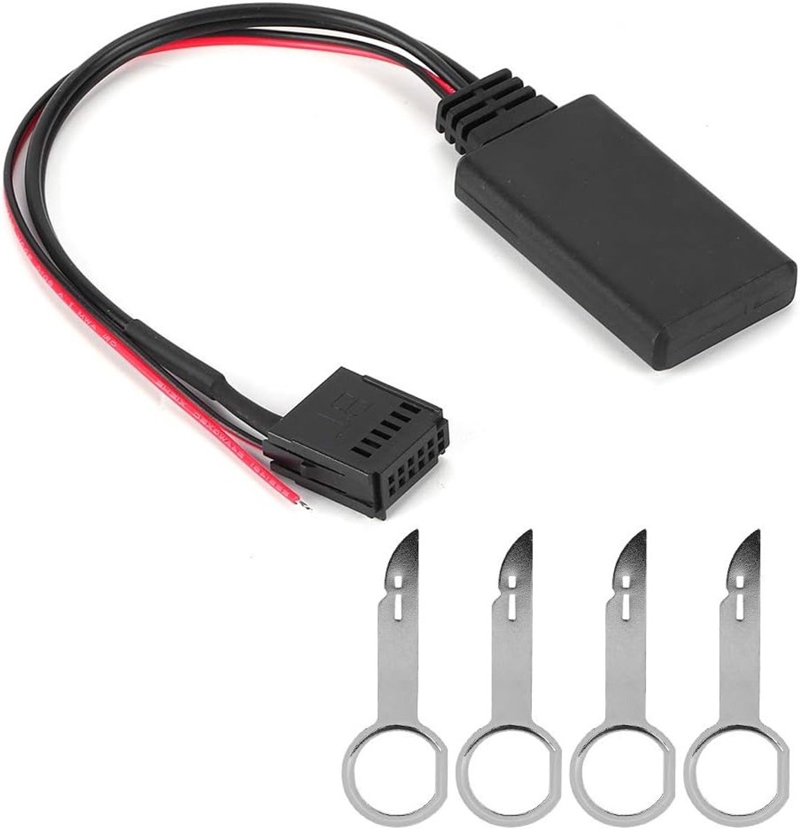 Draadloze Bluetooth AUX-IN Adapter voor Ford Focus, Mondeo en Fiesta 6000 CD - Gemakkelijk muziek streamen en handsfree bellen