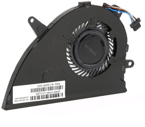 4-pins CPU-koelventilator Voor HP Pavilion 15 CS/CW Serie - Vervanging Voor Gaming Laptop, Aluminium + ABS