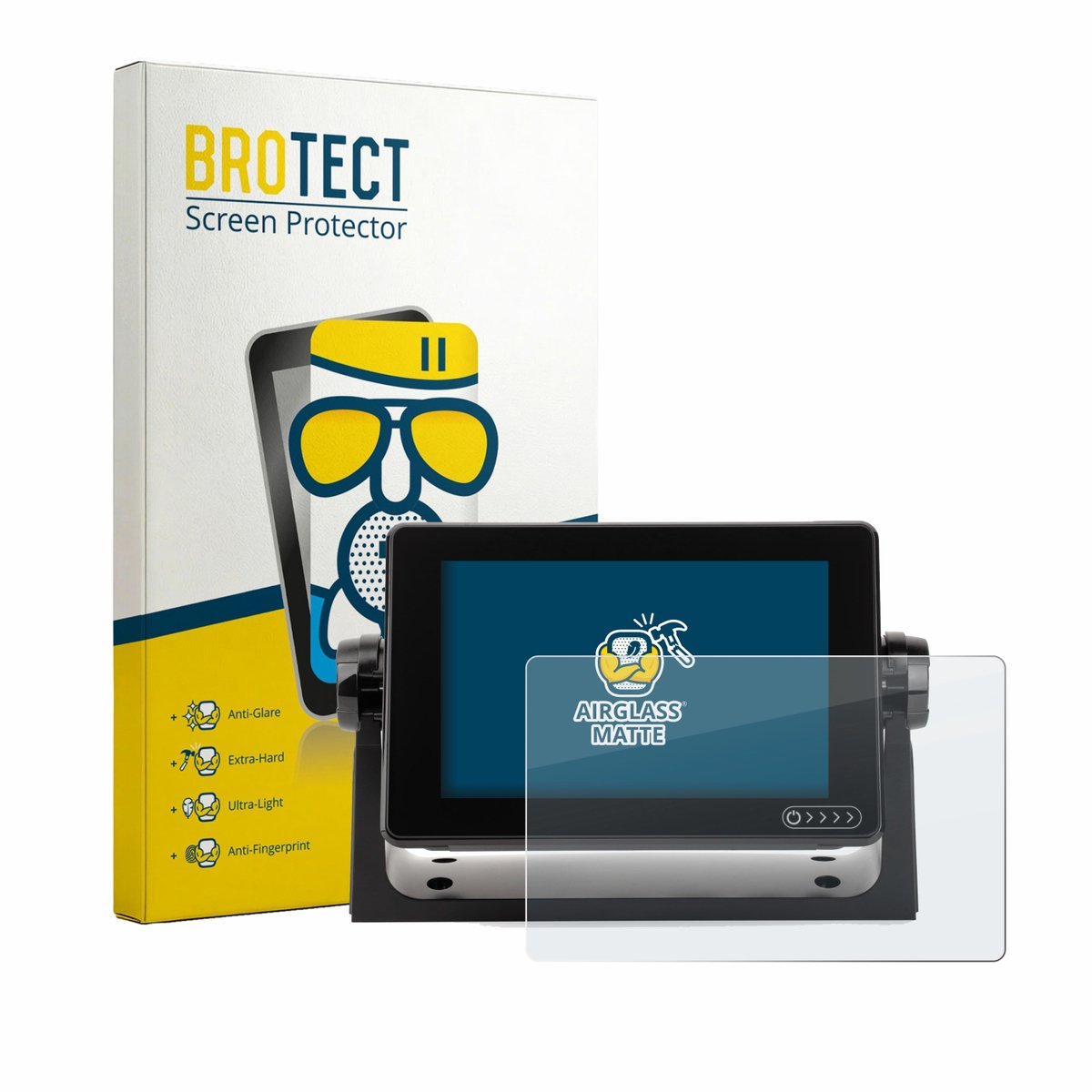 BROTECT - Screenprotector voor Raymarine Axiom+ 7 - Folie Beschermfolie Beschermglas matte
