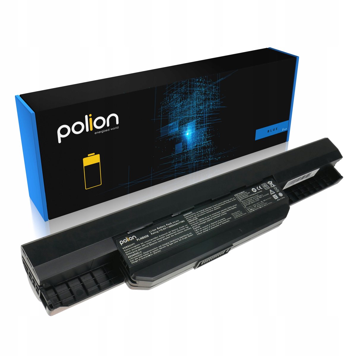 Polion - Bateria voor ASUS - 6600mAh - Li-Ion - 9 Cellen