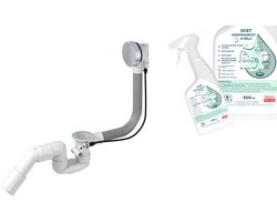 Prevex Bathloc - Badkuip Sifon - Automatische Stop - Chroom