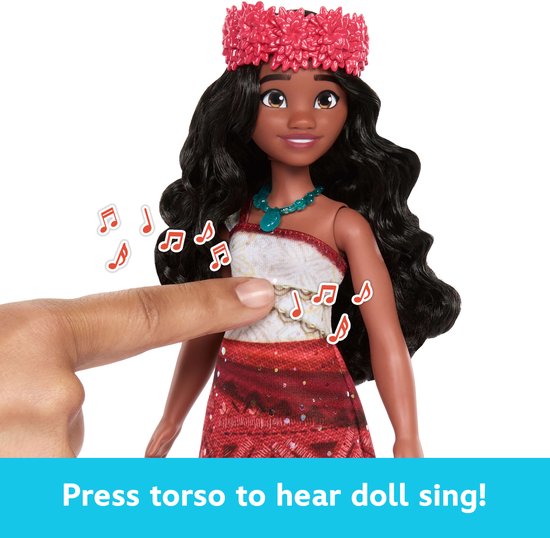 Mattel pop Moana 2 zingende pop met accessoires - speelgoed. — afbeelding 3