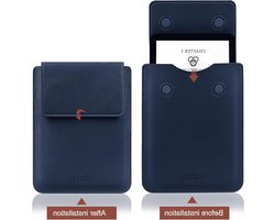 Universele Hoes voor 6.8″ en 7″ E-reader, Geschikt voor Kobo Clara HD, PocketBook en Tolino, Leer, Blauw