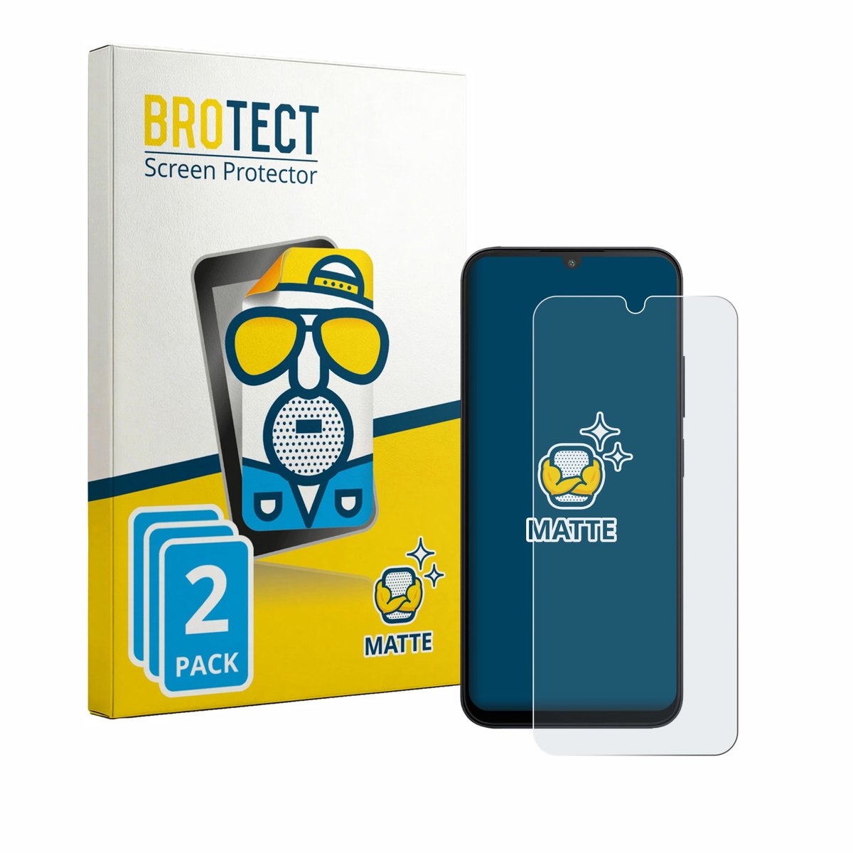 BROTECT - Screenprotector voor Xiaomi Poco C81 - Folie Beschermfolie matte 2 Stuks