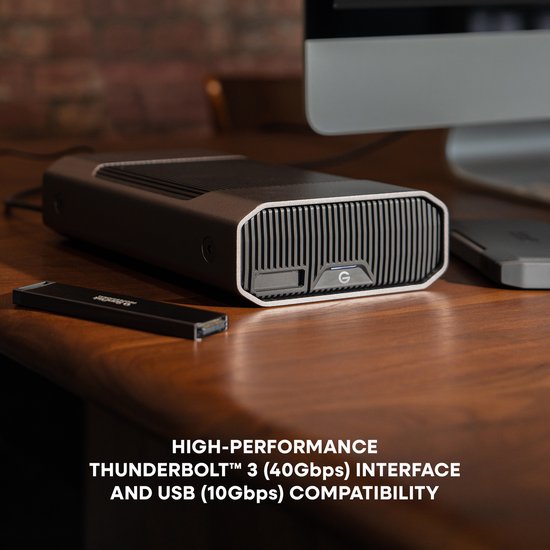 G-DRIVE® PROJECT 18TB, High-Capacity Hard Drive, Thunderbolt™ 3, USB-C, 7200RPM Ultrastar® Harde Schijf, tot 260MB/s van Merkloos — afbeelding 4