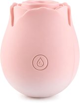 SF Toys Roos Vibrator Roze – Clitoris Stimulator – 10 Zuigstanden – Beschikbaar in 6 kleuren – Stil <60dB – Spatwaterdicht – Magnetisch Oplaadbaar – Nieuwste generatie