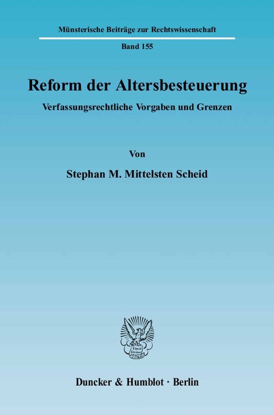Münsterische Beiträge zur Rechtswissenschaft155- Reform de ... - cover