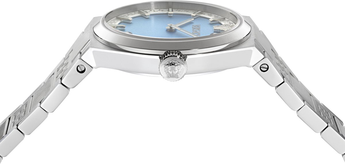 Versace Auria VE5E00226 Horloge - Staal - Zilverkleurig - Ø 35 mm