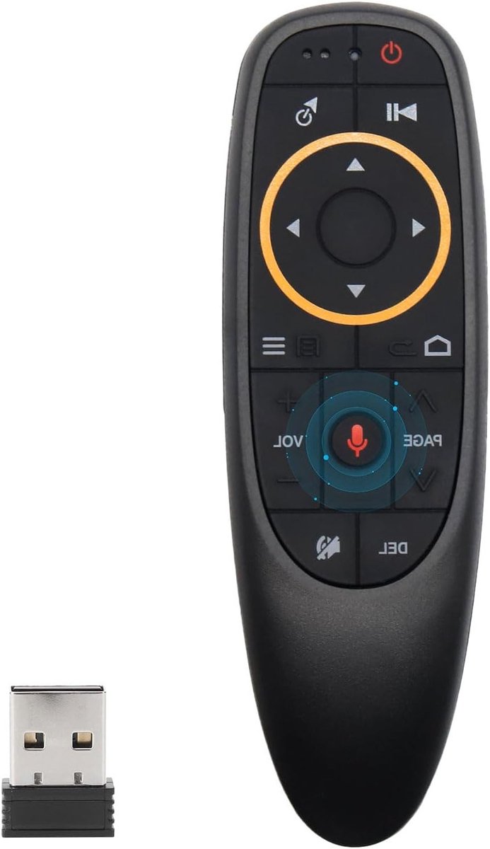 Draadloze Air Mouse Afstandsbediening - 2,4 GHz Bluetooth met 6-Assen Gyroscoop voor Smart TV en PC