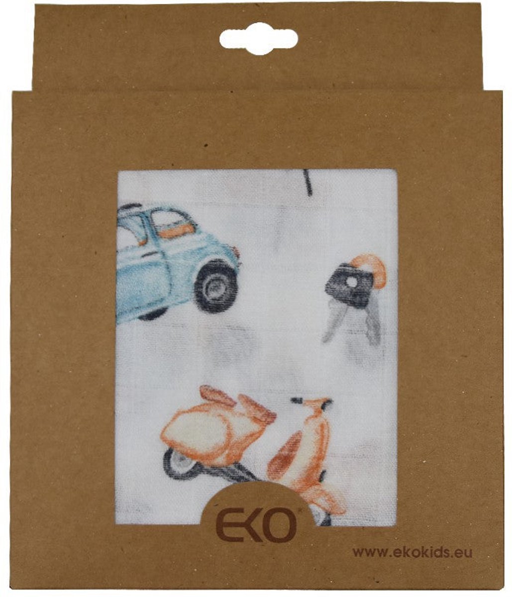 BAMBOO SWADDLE & NAPPY 120 x 120 cm SCOOTER