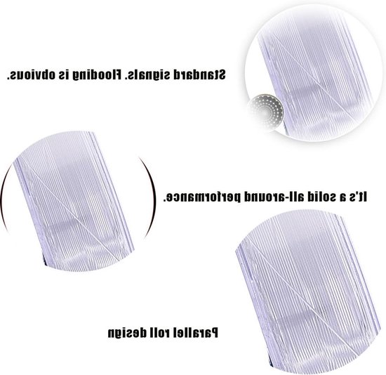 Duurzame monofilament visserslijn van nylon, 100 m, transparant, diameter 0.45 mm, ideaal voor hengelsport en vissen — afbeelding 2