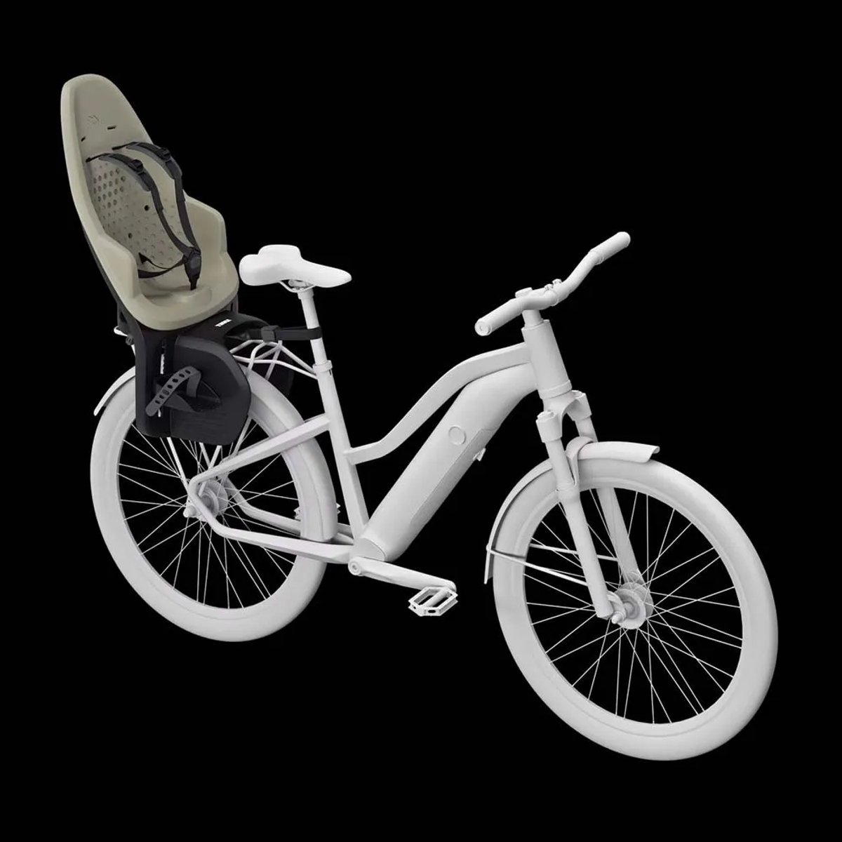 Thule Yepp 2 Maxi - fietsstoeltje - Soft sand thumbnail 5