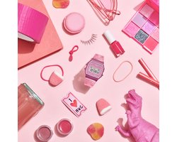 Casio Vintage F-91WS-4EF Dameshorloge 33 mm - Roze