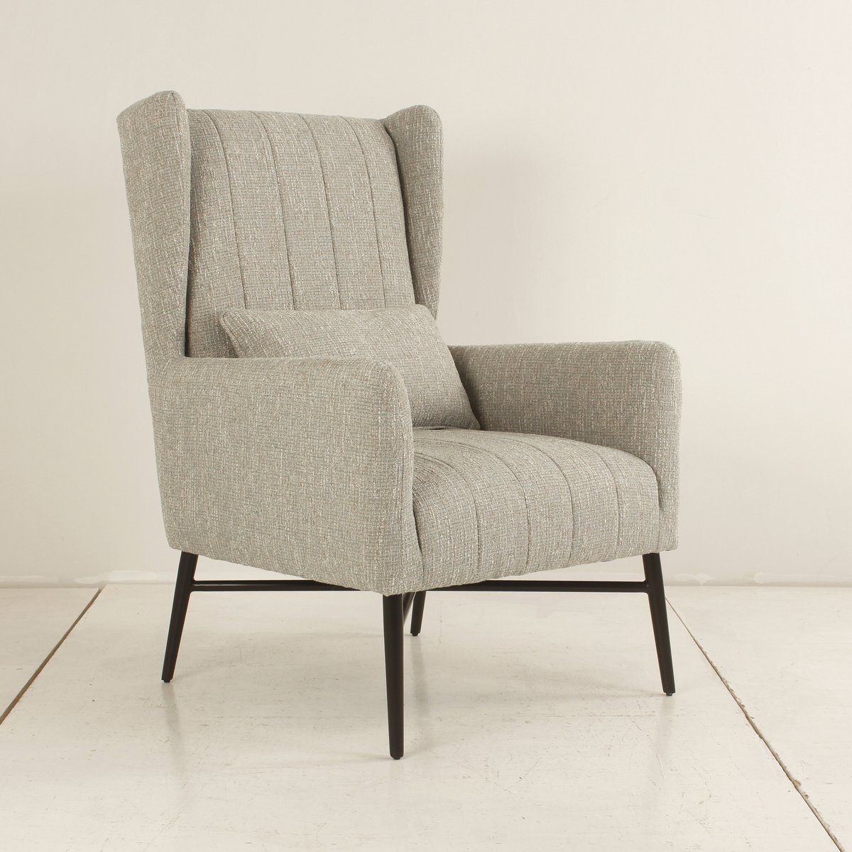 Sleepking Fauteuil / Accent Stoel Aya - Linnen - Zandkleur - Comfort Grijs Zandkleur