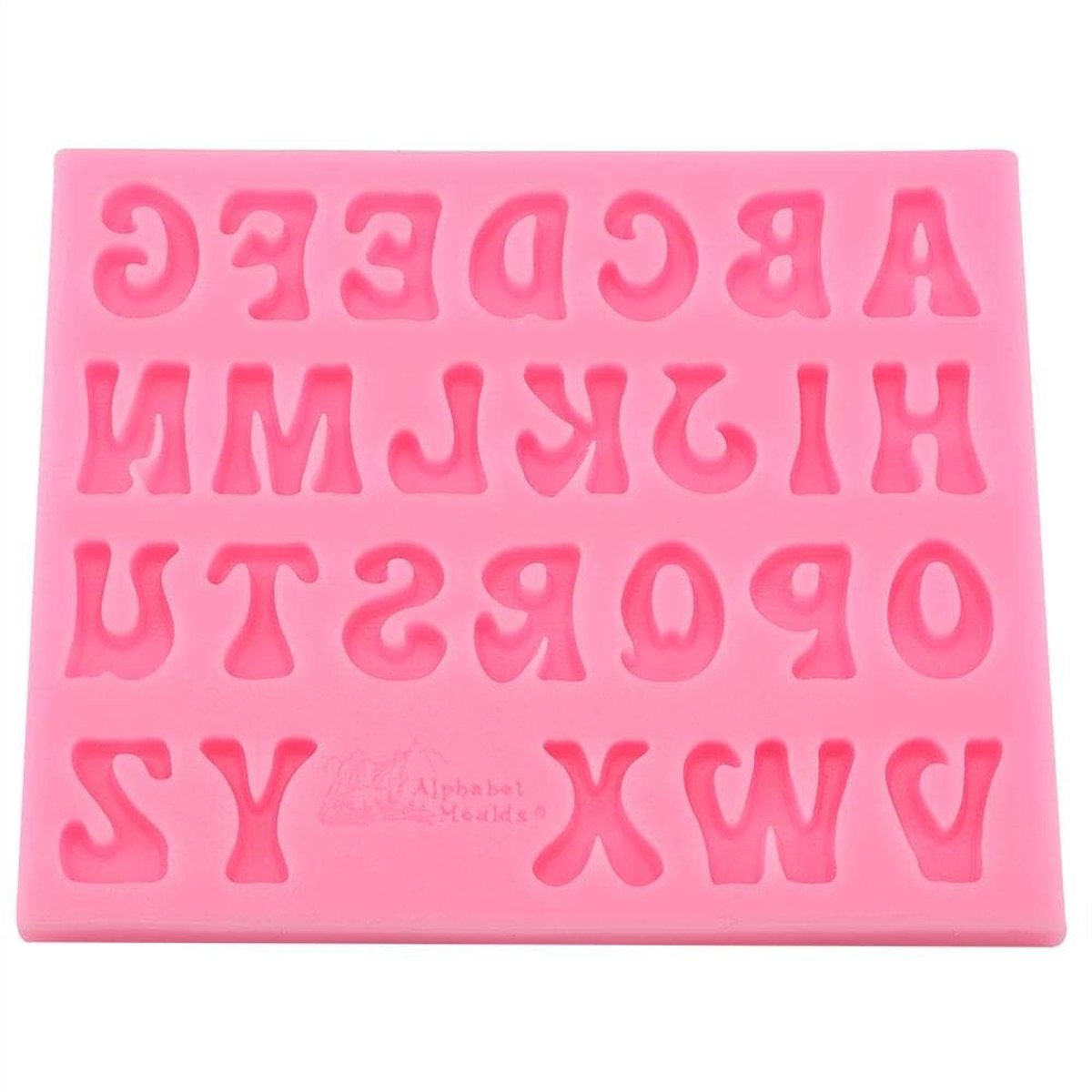Dailygoody - Siliconen Cakevormen - Hoofdletters Cake Mallen - Perfect voor Fondant en Chocolade - 2# - Creatieve Bakvormen - Geschikt voor Verjaardag