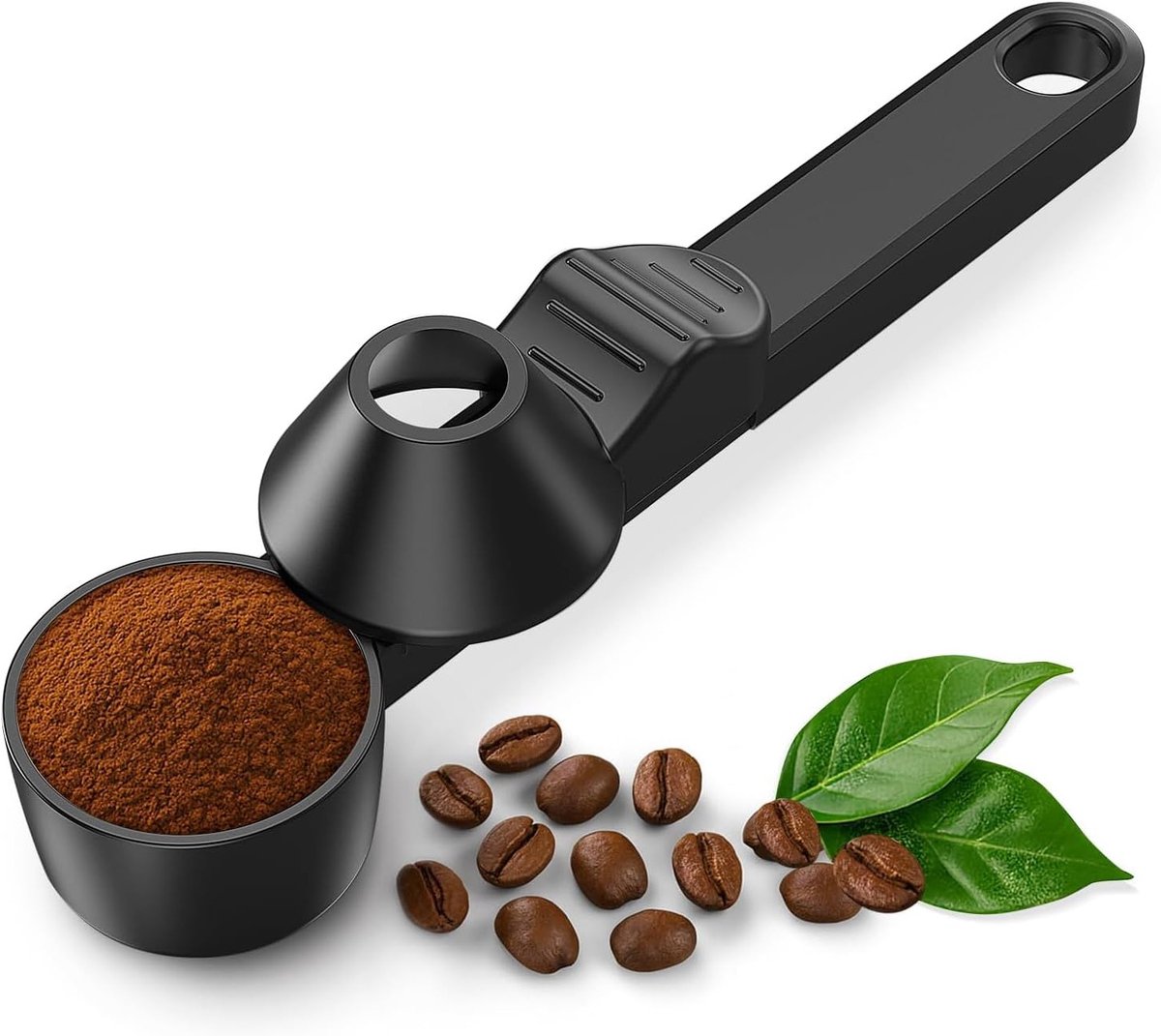 Koffielepel, Doseringlepel van RVS voor Koffie en Cacao, Perfecte Maat voor Nauwkeurige Porties en Schoon Doseren