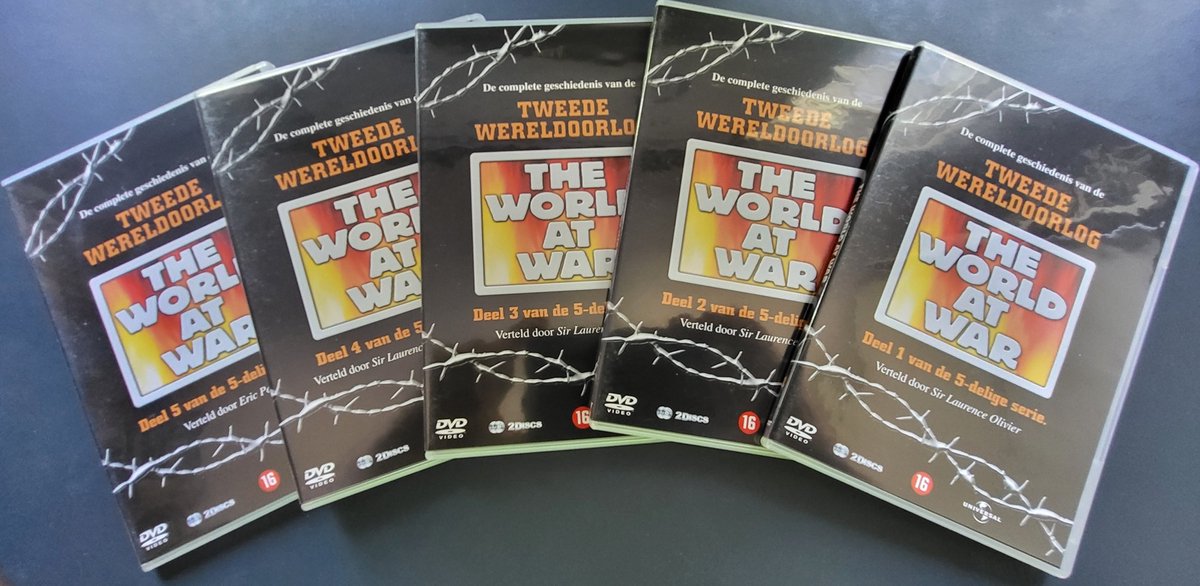World At War deel 1 t/m deel 5 ( 5 aparte dvd set 10 discs )