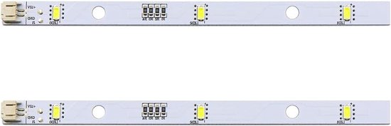LED Lichtbalk Strip Cover voor Koelkastverlichting, Geschikt voor E349766 MDDZ-162A, DC12V 2W, 2 Stuks