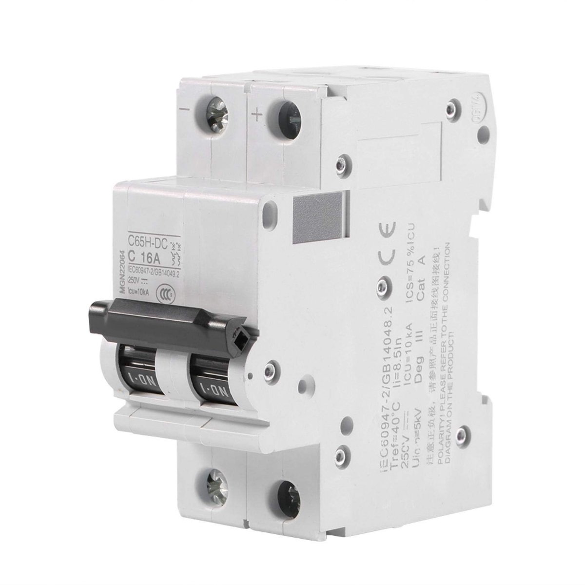 Dailygoods - Dailygoody - 16A 250V DC 2P Miniatuur Circuit Breaker voor Zonnepanelen