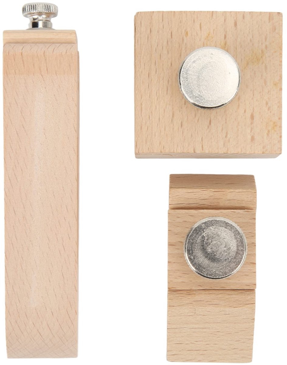 Dailygoods - Dailygoody - Houten Schuurblokken - 3 Stuks - Handmatig Schuren en Polijsten - Duurzaam materiaal - Geschikt voor diverse oppervlakken - Ideaal v