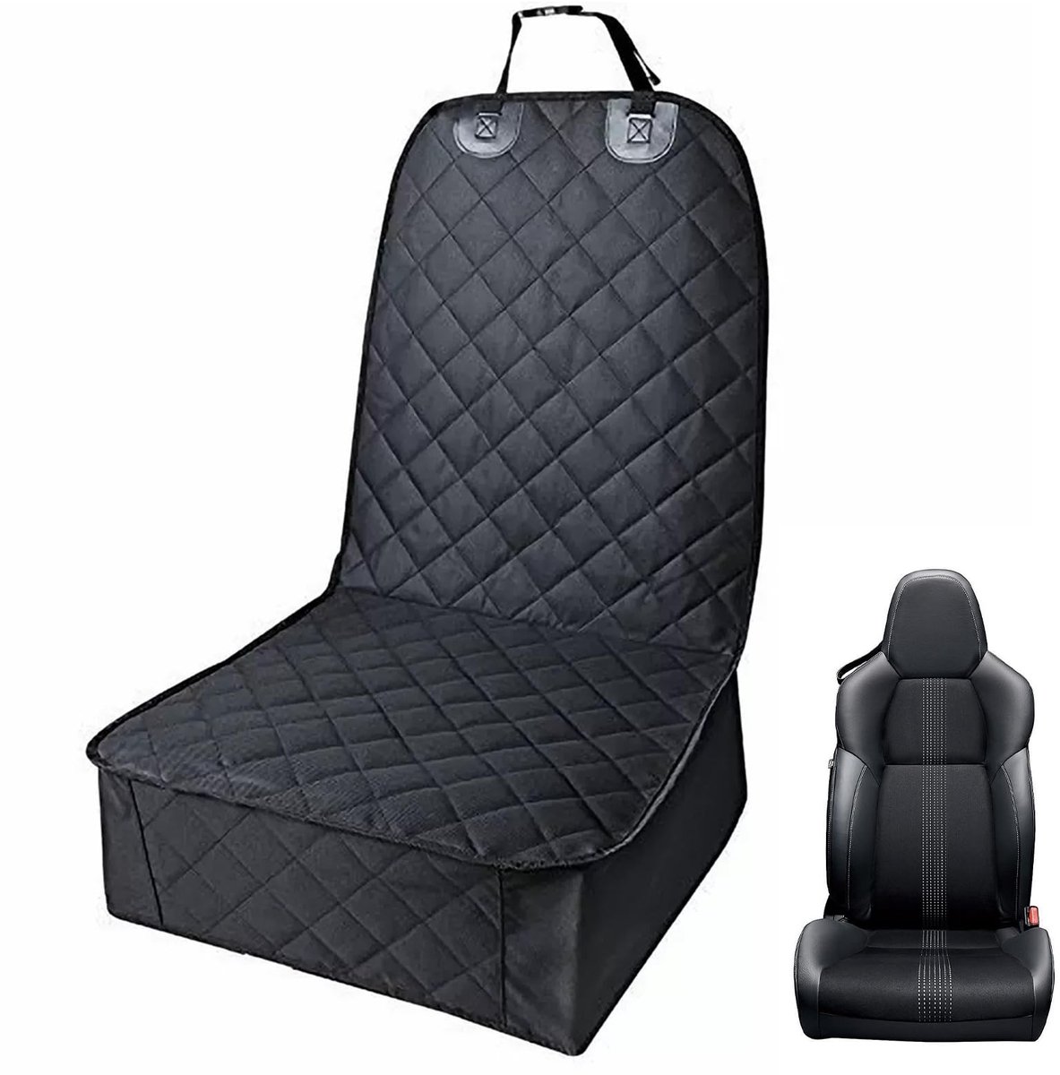 Dailygoods - Dailygoody - Voorstoelhoes voor Honden - Waterdichte Autodeken - Krasbestendig en Antislip - Voor SUV en Vrachtwagen - Stoelbeschermer voor Huisdieren...