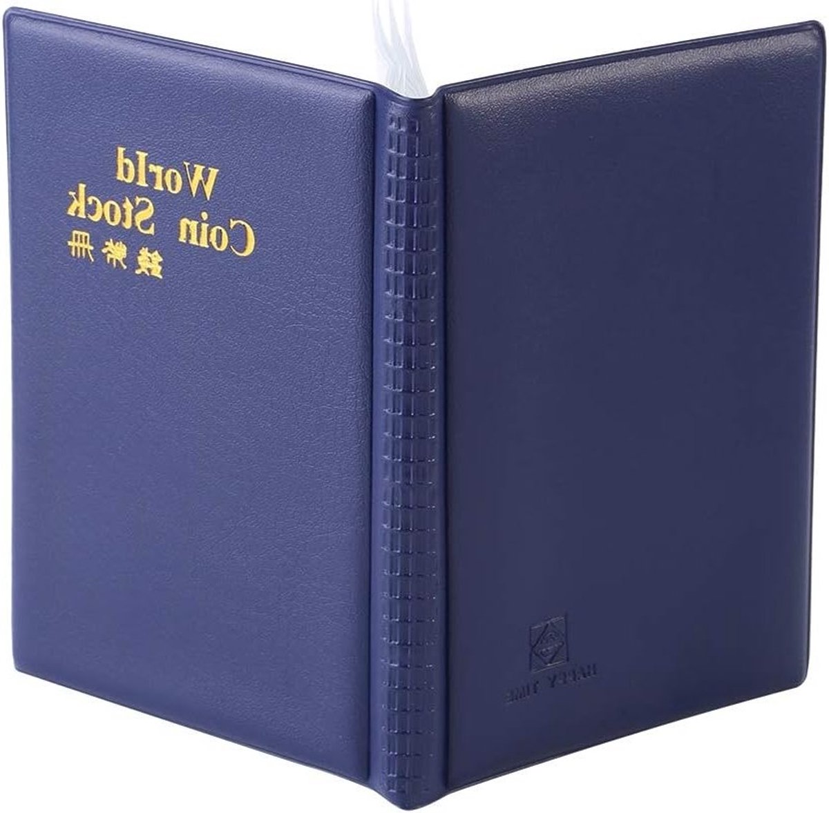 Coin Collectie Album met 120 Compartimenten voor Muntverzamelaars - Muntverzamelboek Accessoires in Blauw, Perfect voor Hobbyisten en Verzamelaars