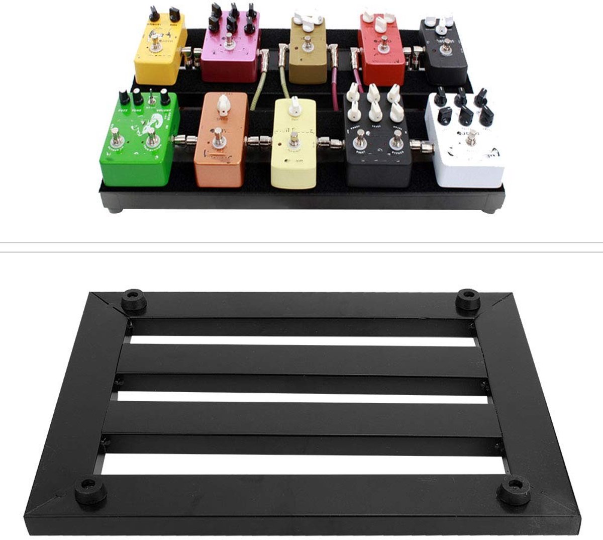 Dailygoods - Zwart Gitaar Pedaalbord voor Effect Pedalen en Houder