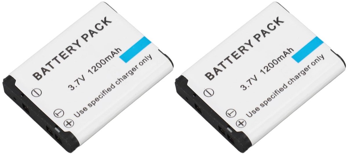 Dailygoods - Dailygoody - EN EL19 Camerabatterij - Vervangende batterij - Hoge prestaties - 1200 mAh - Geschikt voor Coolpix camera's - Betrouwbaar en duurzaam