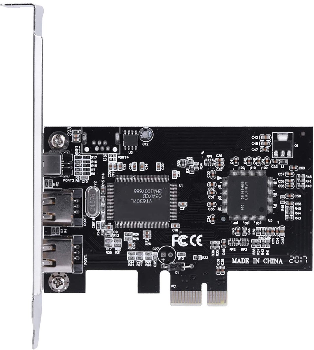 Dailygoods - Dailygoody - PCI E FireWire 1394b-controllerkaart - Hot-swapping Ondersteuning - Compatibel met Meerdere Apparaten - Voor PC en Mac - Ideaal voor Vide